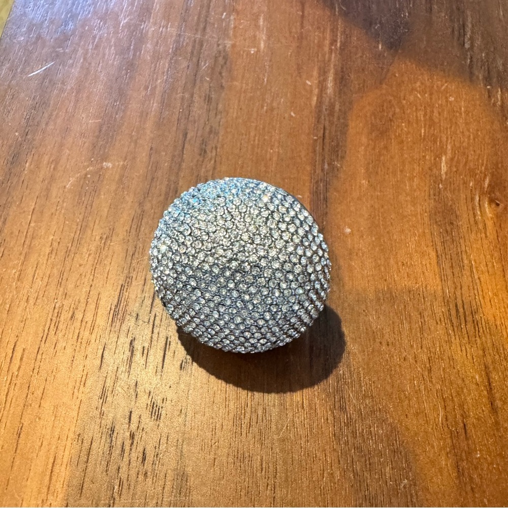 Disco Ball Ring Size Is Around 6 1/2 - image 3